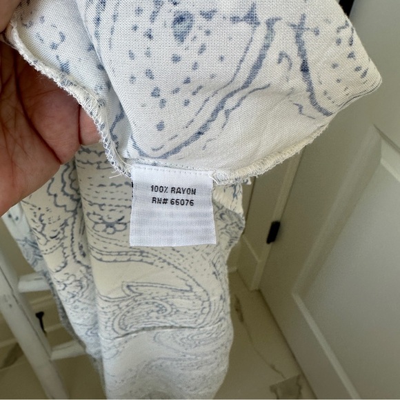 Raviya Women's Blue and White Off-The-Shoulder Maxi Dress Swim Cover-Up - Picture 14 of 14